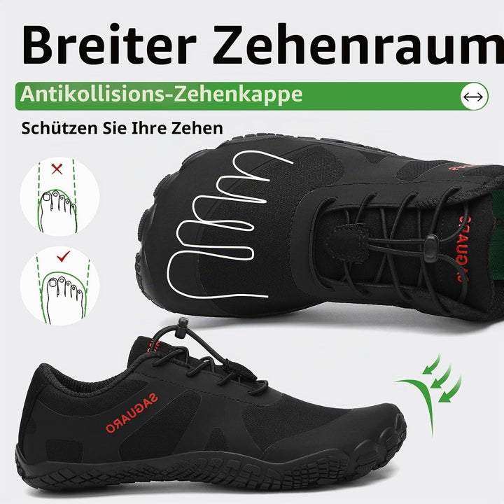 SAGUARO Herren Damen Barfussschuhe Wanderschuhe Traillaufschuhe Minimalistische Outdoor Wassersports