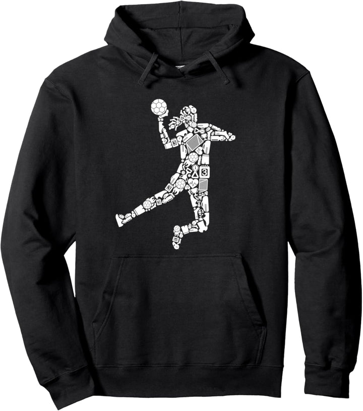 Handball Spielerin Handballerin Frauen Handballspielerin Pullover Hoodie