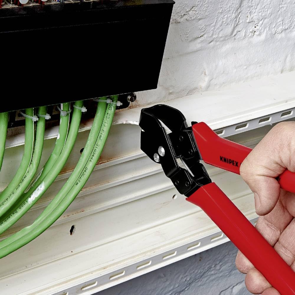 Knipex Ausklinkzange brüniert, mit Kunststoff-Hüllen 250 mm 90 61 20 EAN 20 x 29 mm Rot, 20 x 29 mm