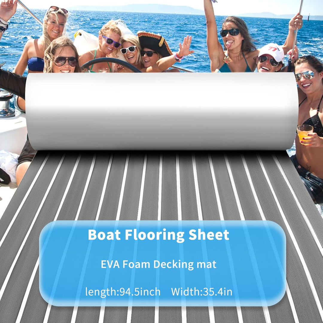Toogou Neue Generation Eva-Schaum rutschfeste Marine Matte Rückseite mit 3 M Klebstoff, Synthetische