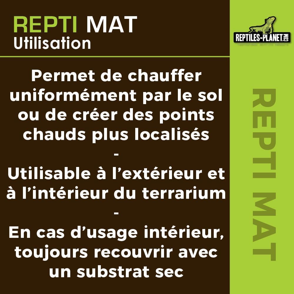 Reptiles Planet Heizmatte für Reptile matt 35 W 65 x 28 cm 65 x 28 cm (1er Pack), 65 x 28 cm (1er Pa