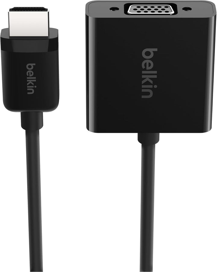 Belkin HDMI-/VGA-Adapter mit Micro-USB zur Stromver., schwarz HDMI to VGA, HDMI to VGA