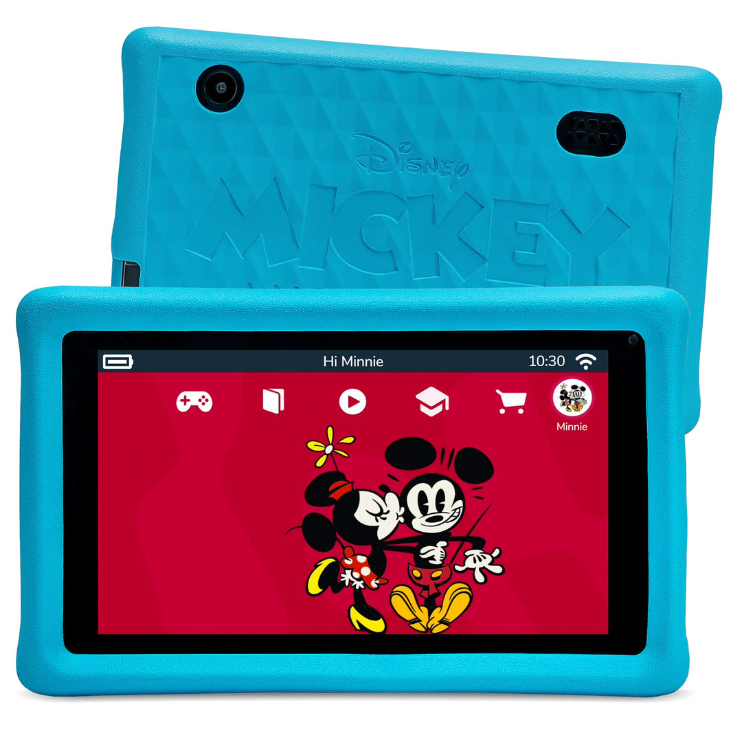 Pebble Gear Kinder Tablet - Disney Micky und Seine Freunde | 7 Zoll Kids Tablet mit kindgerechter Hü