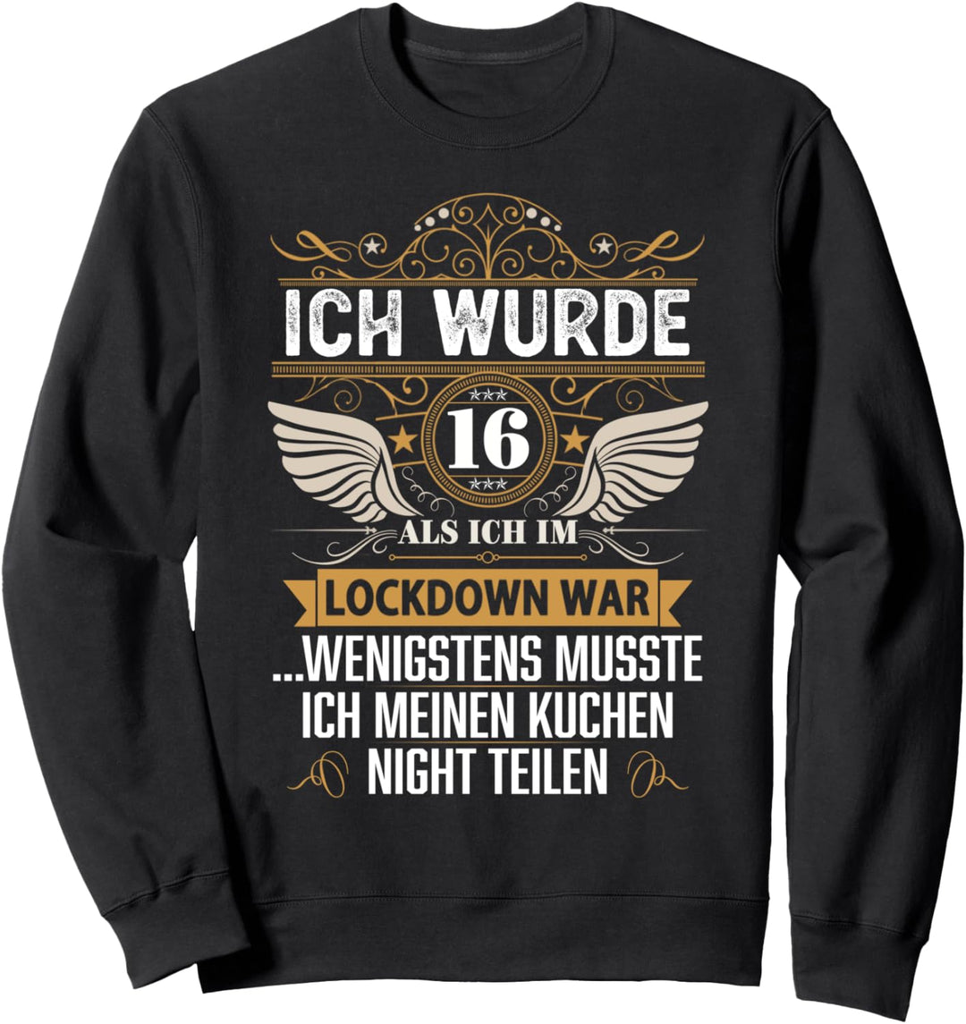 16 Jahre alte Frauen Männer 16 Jahre geboren 2005 Sweatshirt