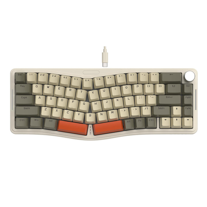 ATTACK SHARK AKS068 Alice 60% Mechanische Gaming Tastatur, USB-C Kabelgebundene Apex Pro Mini RGB Ke