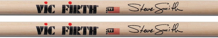 Vic Firth Steve Smith Signature American Hickory Wood Tip Drumsticks Drum Sticks, Drum Sticks