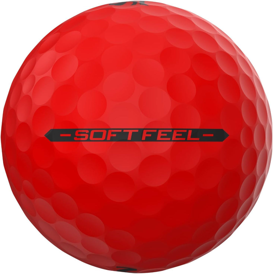 Srixon Soft_Feel_13_Brite Golfbälle Uniq Size rot, Uniq Size rot