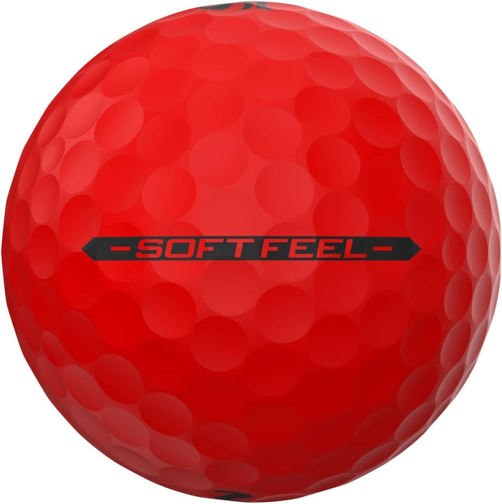 Srixon Soft_Feel_13_Brite Golfbälle Uniq Size rot, Uniq Size rot