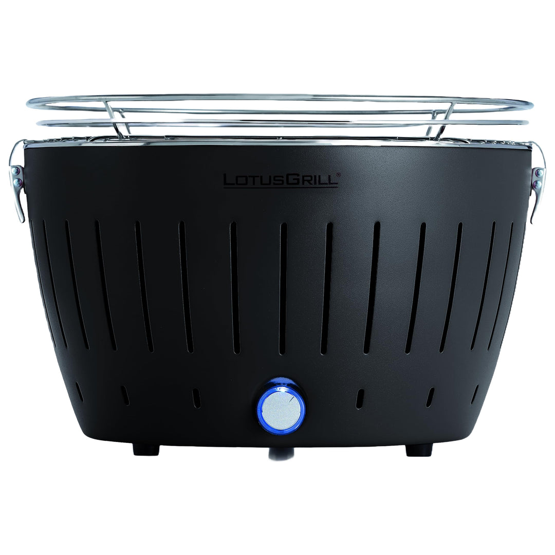 LotusGrill Classic Holzkohlengrill mit Aktivbelüftung - Anthrazitgrau Anthracite, Anthracite