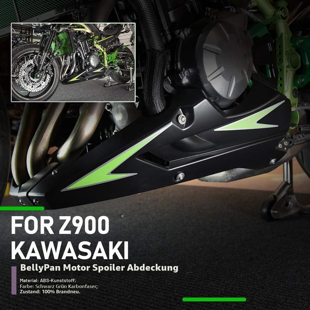 Fayedenicy Motorrad Bellypan Belly Pan Motor Spoiler Verkleidung Abdeckung Karosserierahmen Kit Schu