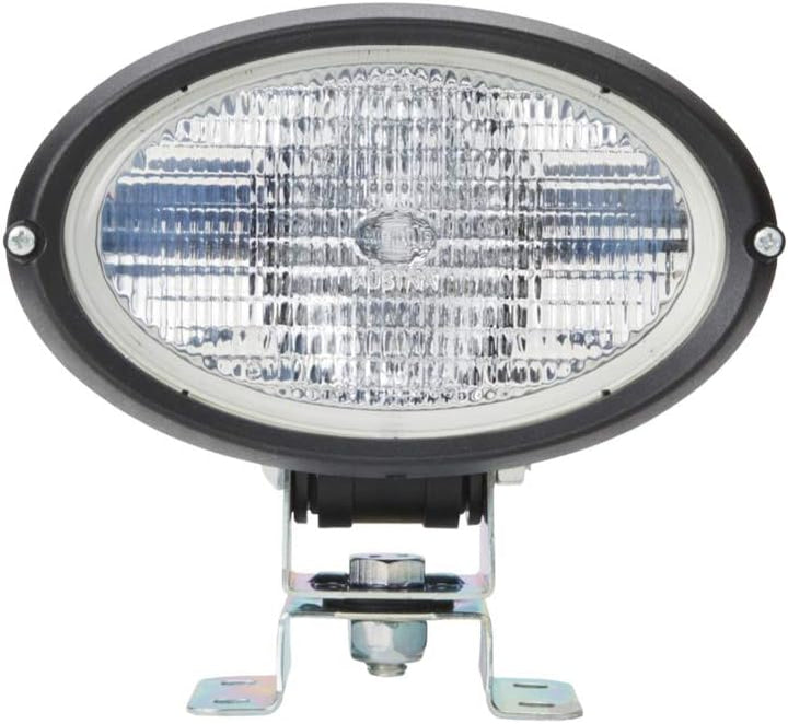 HELLA - Halogen-Arbeitsscheinwerfer - Oval 100 - 24/12V - Schraubanschluss/Anbau - 4-Punkt Befestigu
