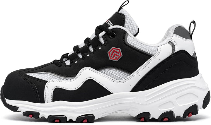 LARNMERN Sicherheitsschuhe Herren Stahlkappenschuhe Damen Sportlich | Arbeitsschuhe Stahlkappe Atmun
