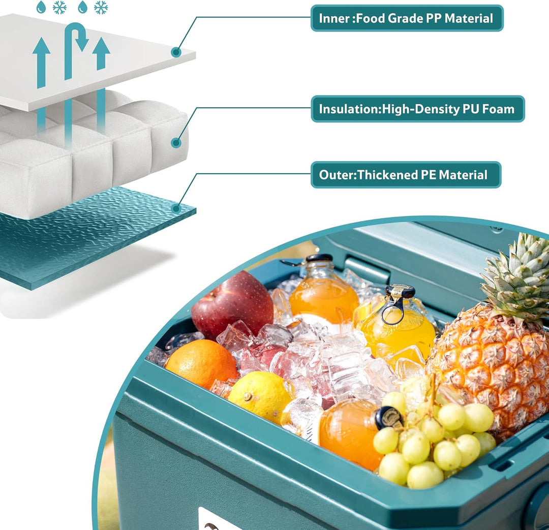 Naturehike Kühlbox 17 Liter/24 Liter/36 Liter Thermobox hochwertige PU Isolierbox 48 Std. Kühlleistu