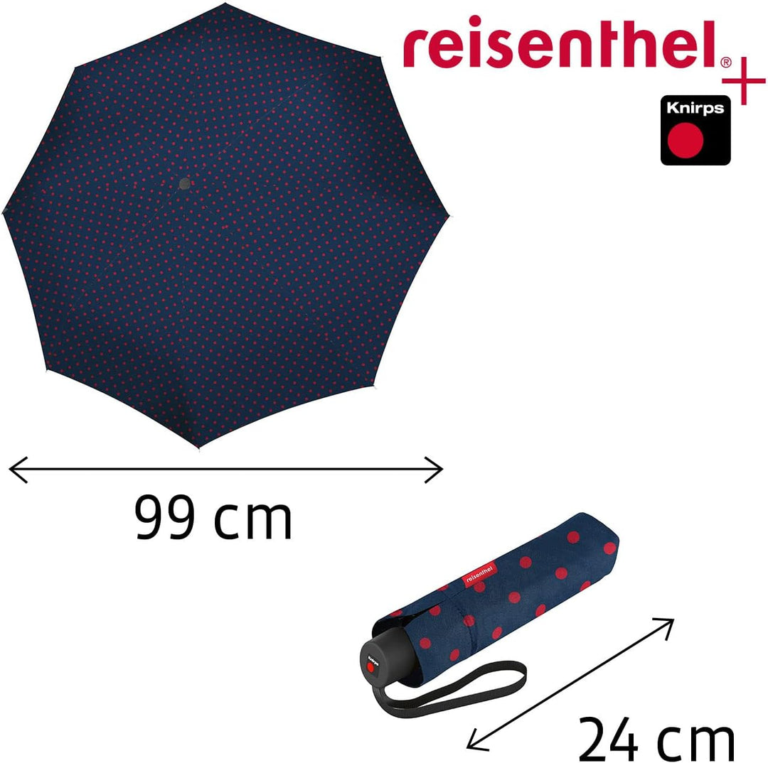 Umbrella Pocket Classic Mixed dots red, Mixed Dots Red