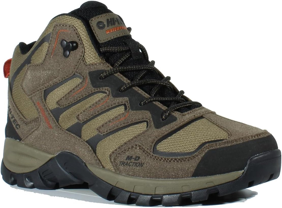 HI-TEC – Bergschuhe Herren Cervus Mid WP | Herren-Trekkingstiefel mit Membran, Gummisohle, Fersensta