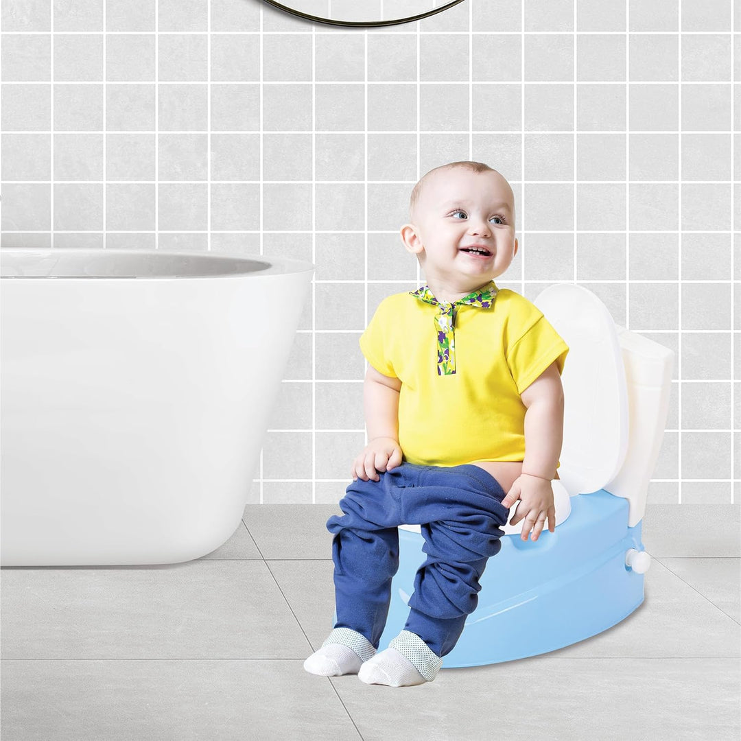 Lemodo, Kindertöpfchen mit Musik, Kindertoilette ab 18 Monaten, herausnehmbarer Einsatz, Deckel, Toi