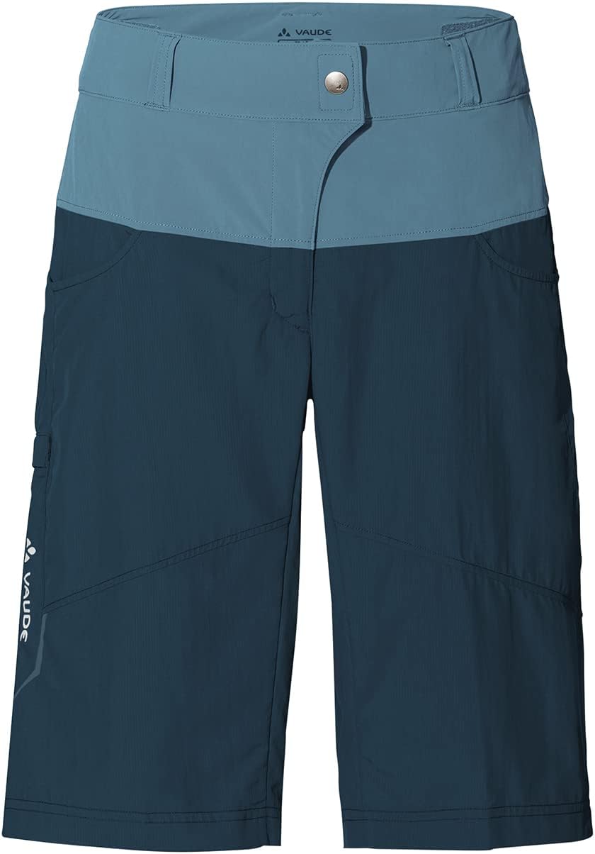 VAUDE Women's Qimsa Shorts Trousers 36 Dark Sea Uni, 36 Dark Sea Uni