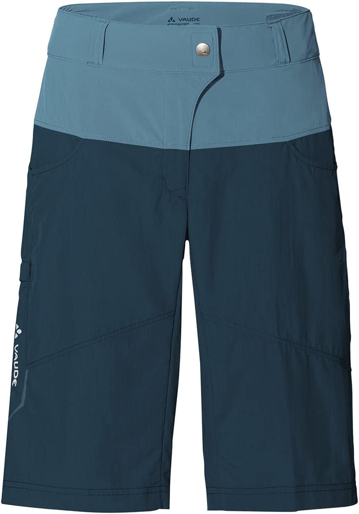VAUDE Women's Qimsa Shorts Trousers 36 Dark Sea Uni, 36 Dark Sea Uni