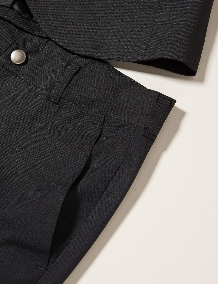 G.O.L. Jungen Bekleidungsset 4-tlg. Anzug, bestehend aus Sakko, Hose, Hemd, Krawatte 146 Schwarz (Bl