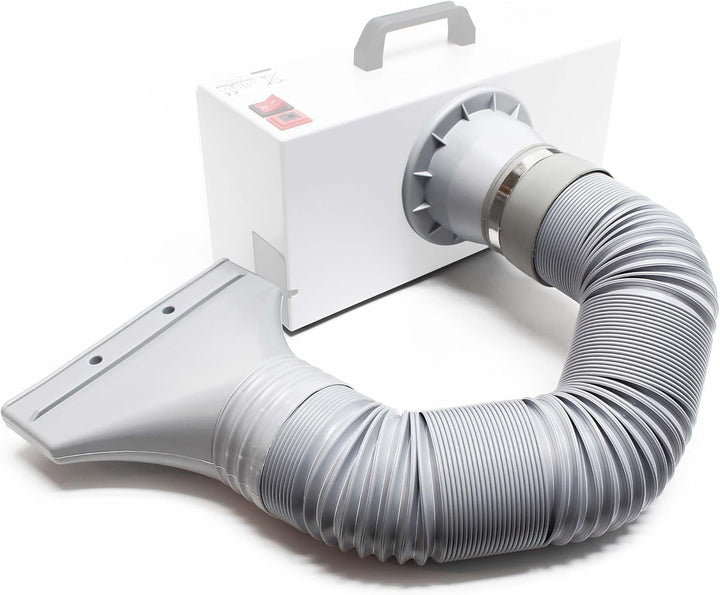 Wiltec Komplett Set Airbrush Absauganlage 4 m³/min, nur 52 dB, zur Absaugung von Farbe Farbnebel Spr