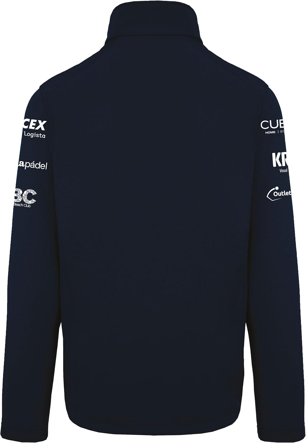 Barcelona Padel Tour - Wasserdichte Herren Softshell Jacke mit Reissverschluss und Padel - Sportbekl
