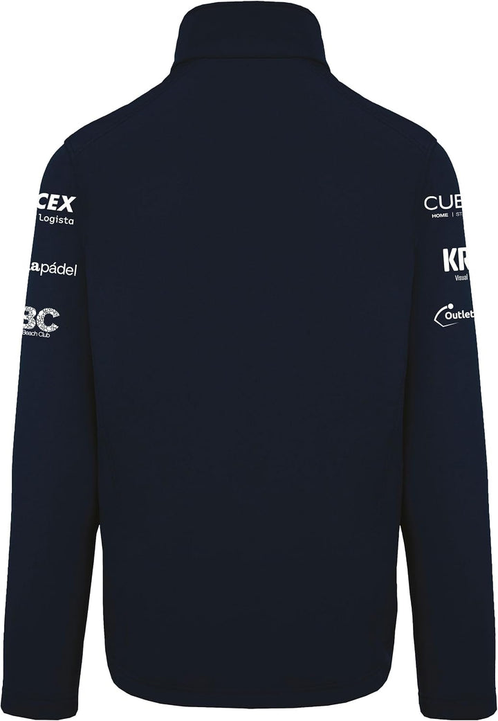 Barcelona Padel Tour - Wasserdichte Herren Softshell Jacke mit Reissverschluss und Padel - Sportbekl