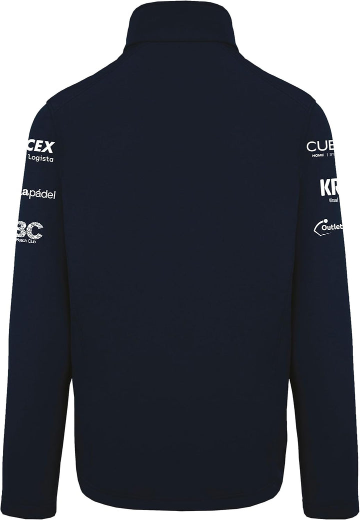 Barcelona Padel Tour - Wasserdichte Herren Softshell Jacke mit Reissverschluss und Padel - Sportbekl