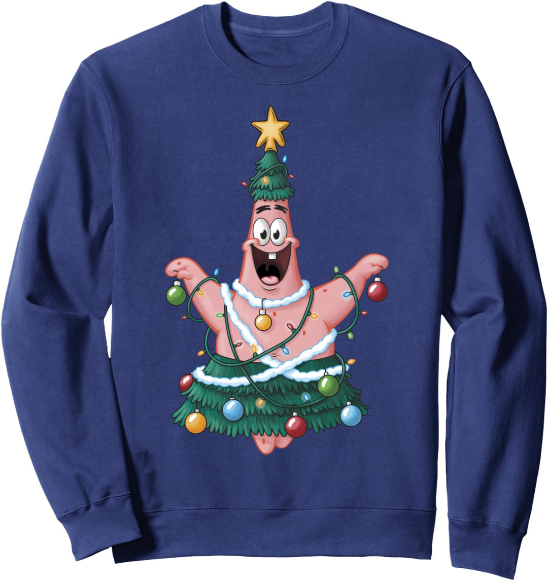 Spongebob Squarepants Patrick Star Christmas Tree Sweatshirt