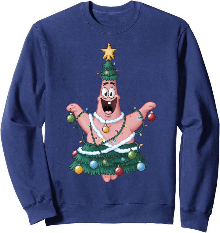 Spongebob Squarepants Patrick Star Christmas Tree Sweatshirt