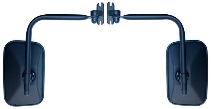 MelTruck® 2x Aussenspiegel 250x155 R1200 E20 ø10, 15, 18 mit Halter für Traktor LKW Bagger