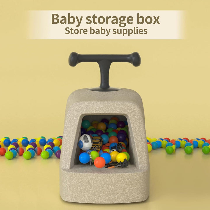 Babyrollbrett, EPP, Baby Walker, Wippauto, Rutschfahrzeug/Laufbrett – für Babys ab 6 Monaten (52 x 2