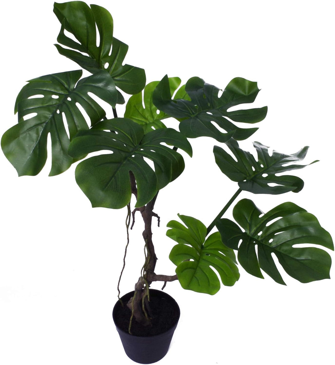 Leaf Kunstpflanze mit gedrehtem Stiel, 70 cm Monstera Vine 70 cm, Monstera Vine 70 cm