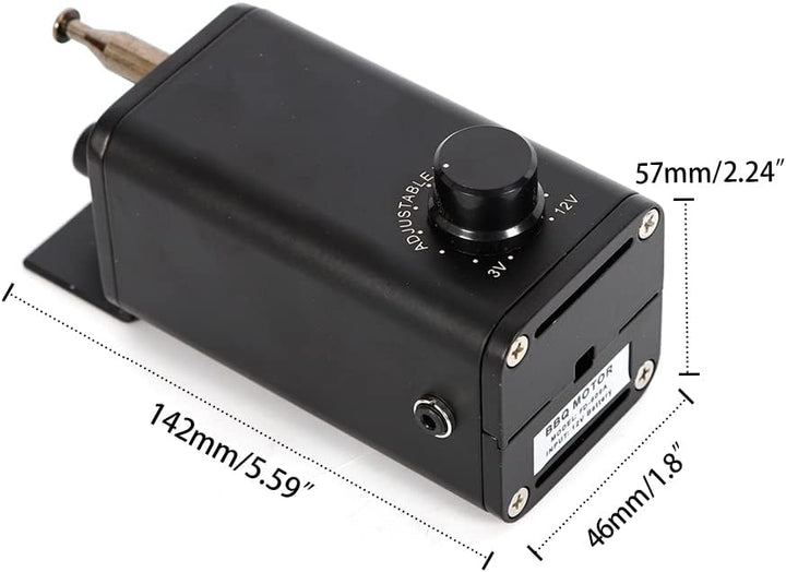Grillmotor 15 W DC3-12V, Grillspiess mit Grillmotor für Grill, Tragbarer BBQ-Rotationsmotor
