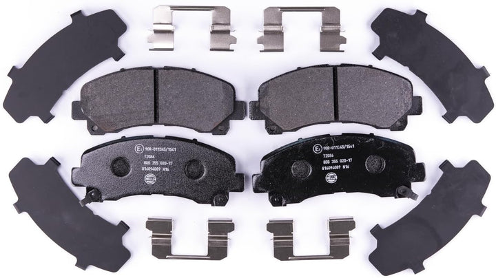 HELLA PAGID 8DB 355 020-171 Bremsbelagsatz - T2086 - Dicke/Stärke: 15.8mm - Bremssystem: Akebono - m