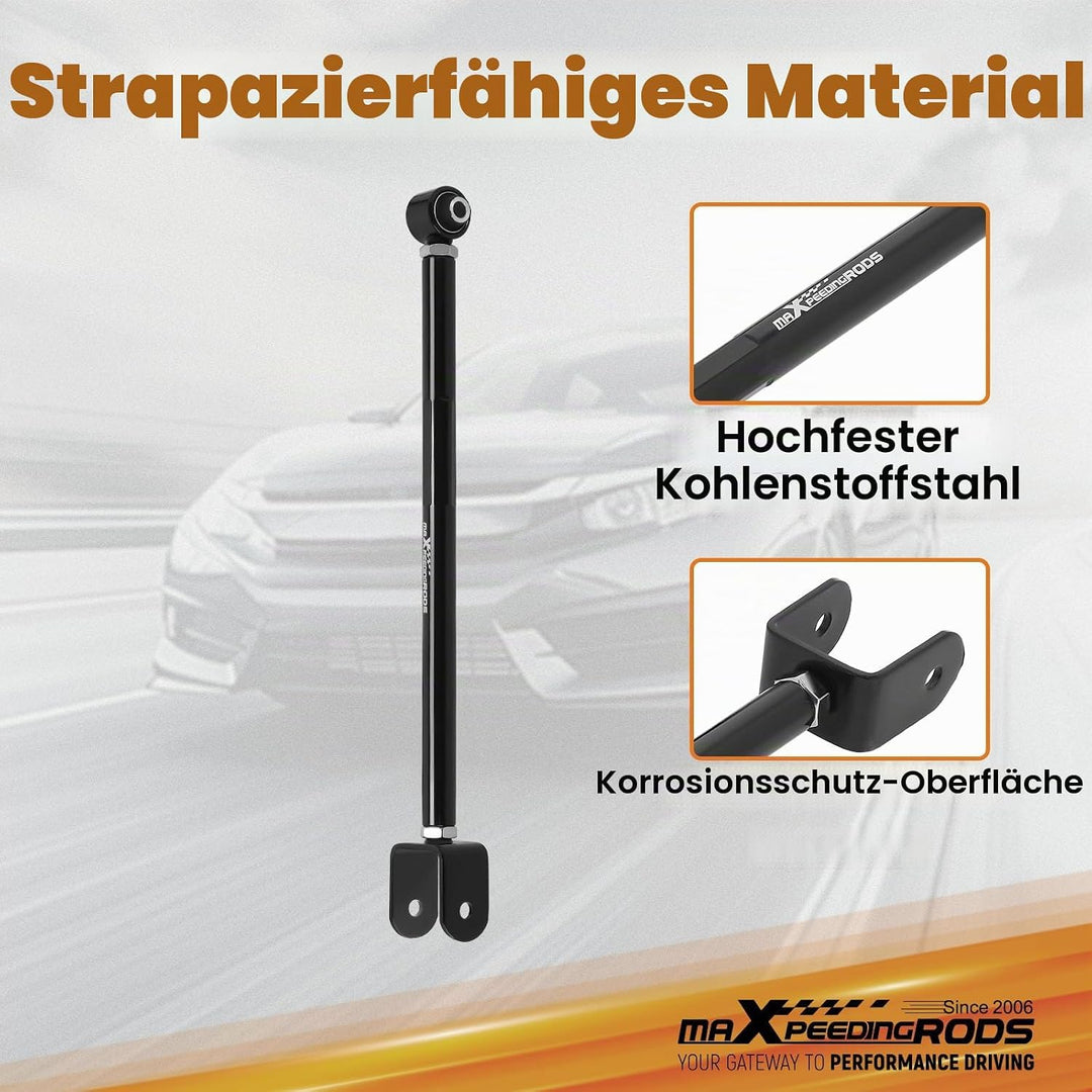 maXpeedingrods 2x Einstellbar Querlenker Querstrebe für 3er E36 E46 M3 Z3 Z4 Hinten Sturz KIT