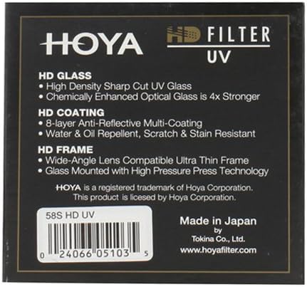 Hoya HD UV Filter 58mm, 58mm