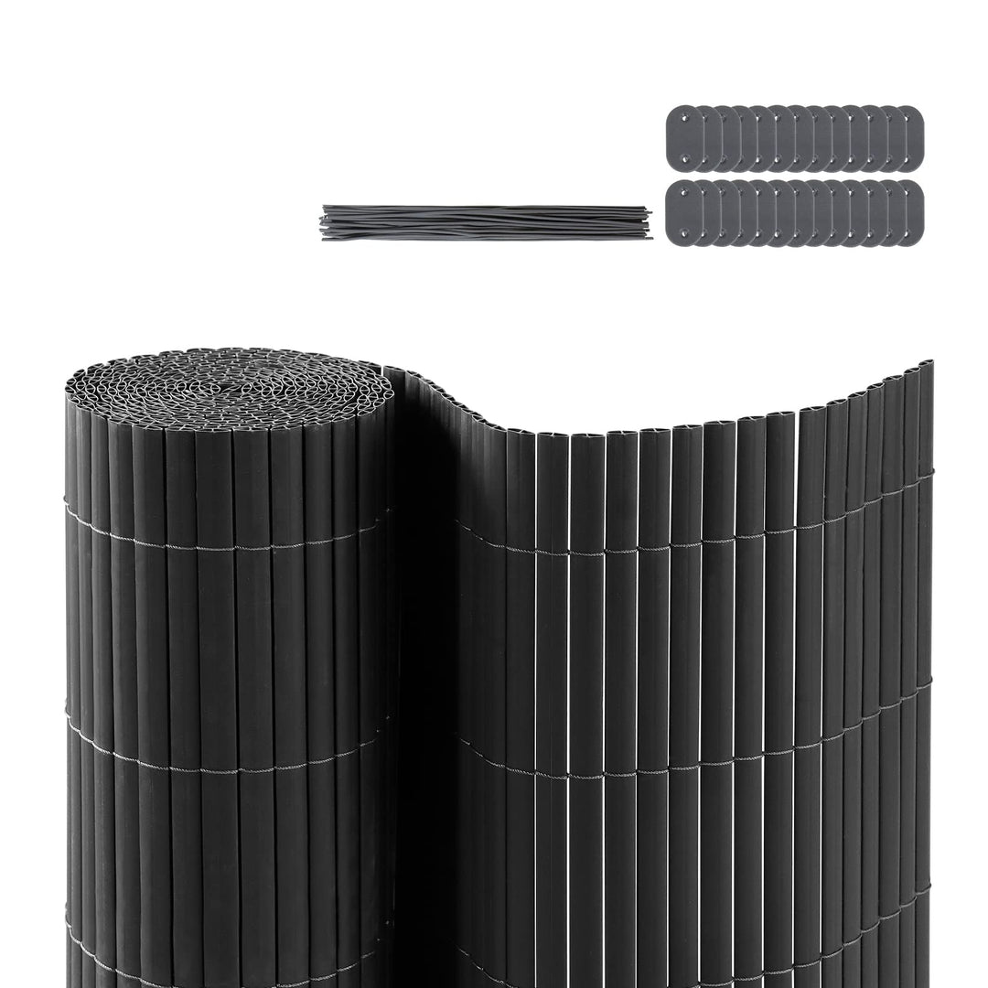 CCLIFE PVC Sichtschutzmatte Sichtschutz Sichtschutzzaun Windschutz UV-beständig für Balkon Garten Te
