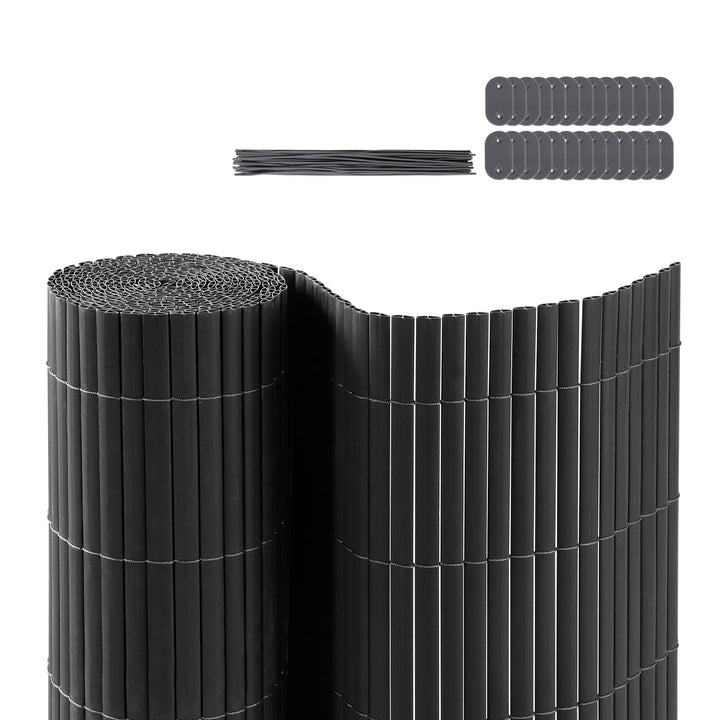 CCLIFE PVC Sichtschutzmatte Sichtschutz Sichtschutzzaun Windschutz UV-beständig für Balkon Garten Te