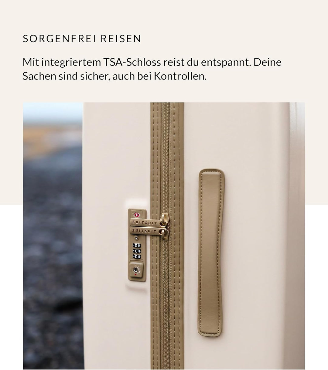SUITSUIT - Fusion - White Swan - Reisekoffer (76 cm) L White Sawn, L White Sawn