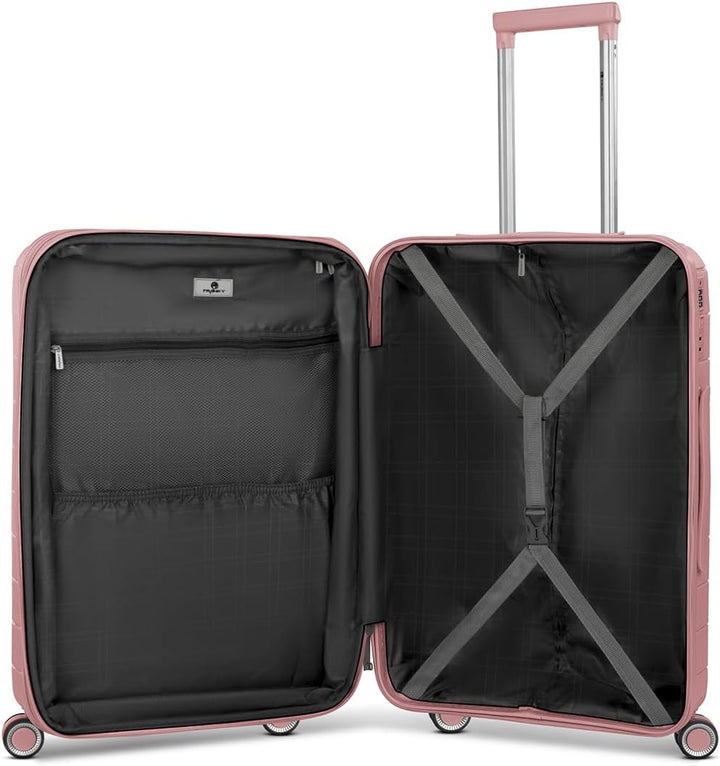 Franky Check-in Koffer für Damen und Herren | mittelgrosser Trolley 42 x 24 x 65 cm aus hochwertigem
