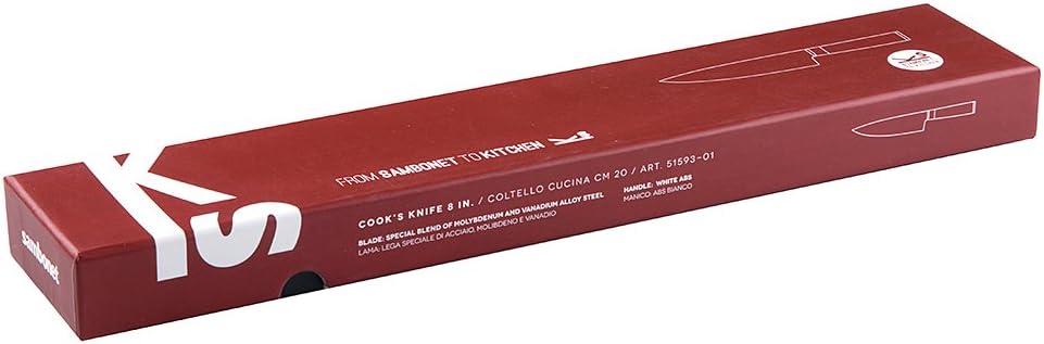 Rosenthal - Sambonet - Fleischmesser, Schneidemesser - Kitchen Knives White - Edelstahl - 20