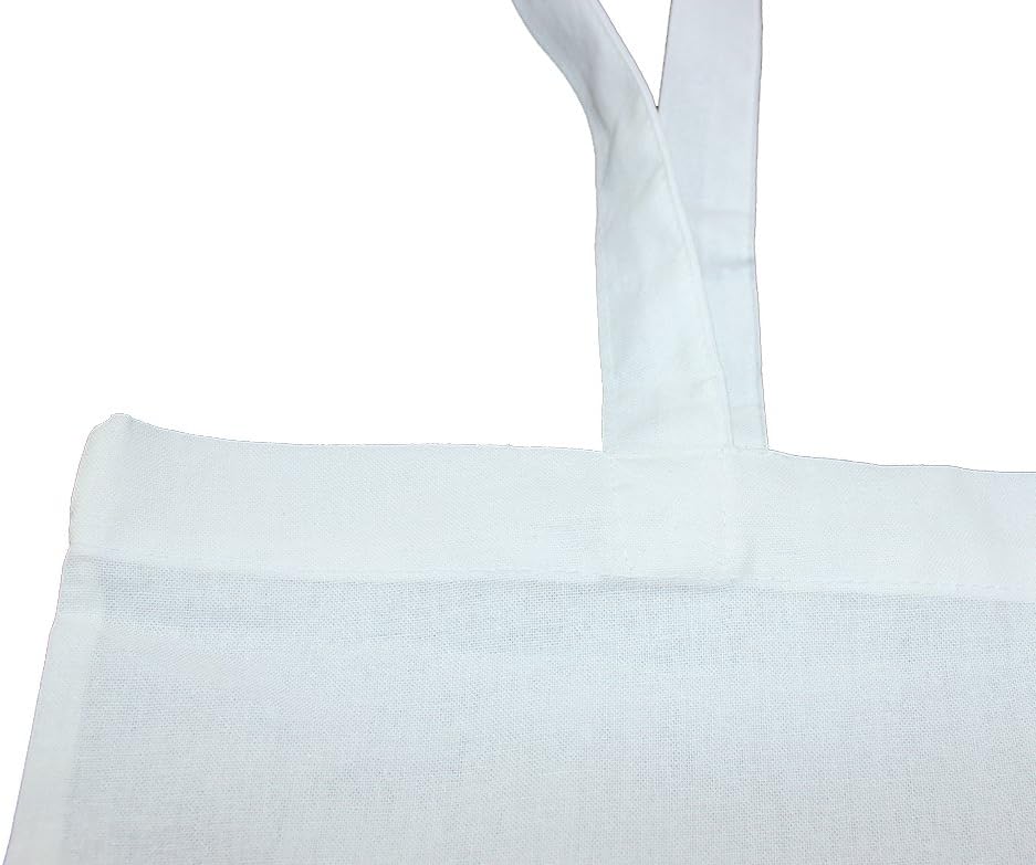 Cottonbagjoe Baumwolltaschen | 38x42 cm | unbedruckt | mit zwei langen Henkeln | bemalbar | Öktex 10