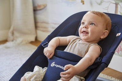 Ergobaby 3-in-1 Evolve Bouncer, Ergonomische Babywippe für Neugeborene ab Geburt bis zum Kleinkind,