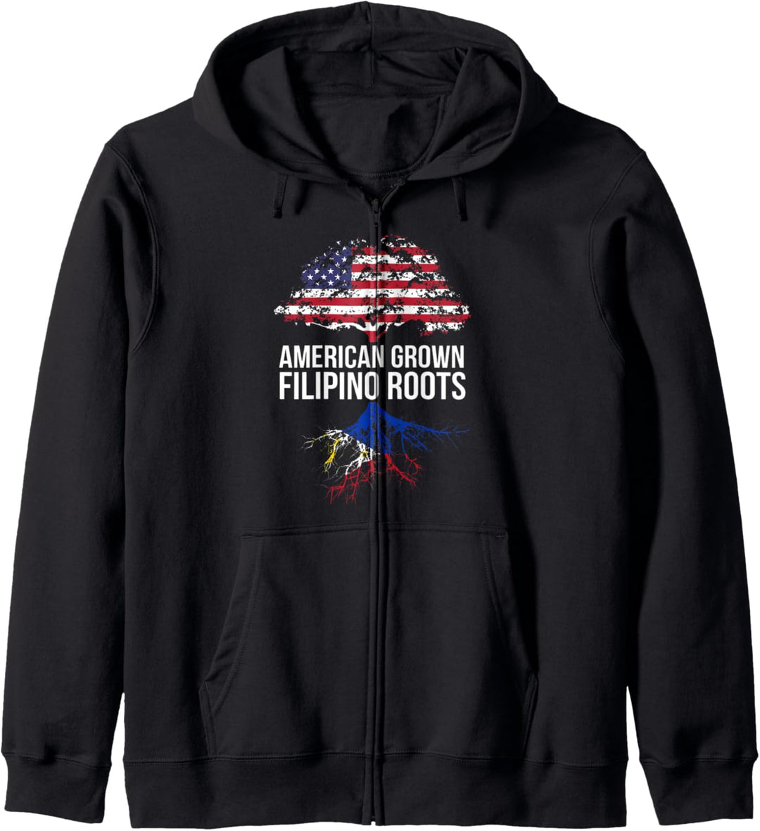 American Grown with Filipino Roots Kapuzenjacke