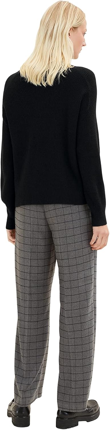 TOM TAILOR Damen Rollkragenpullover S 14482 - Deep Black, S 14482 - Deep Black