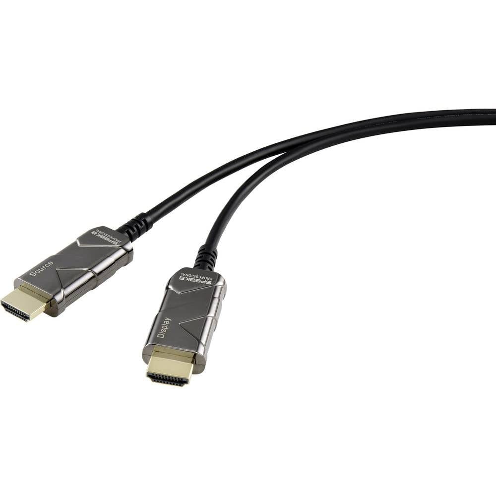 Speaka Professional HDMI Anschlusskabel HDMI-A Stecker, HDMI-A Stecker 50.00 m Schwarz SP-8821972 Ul