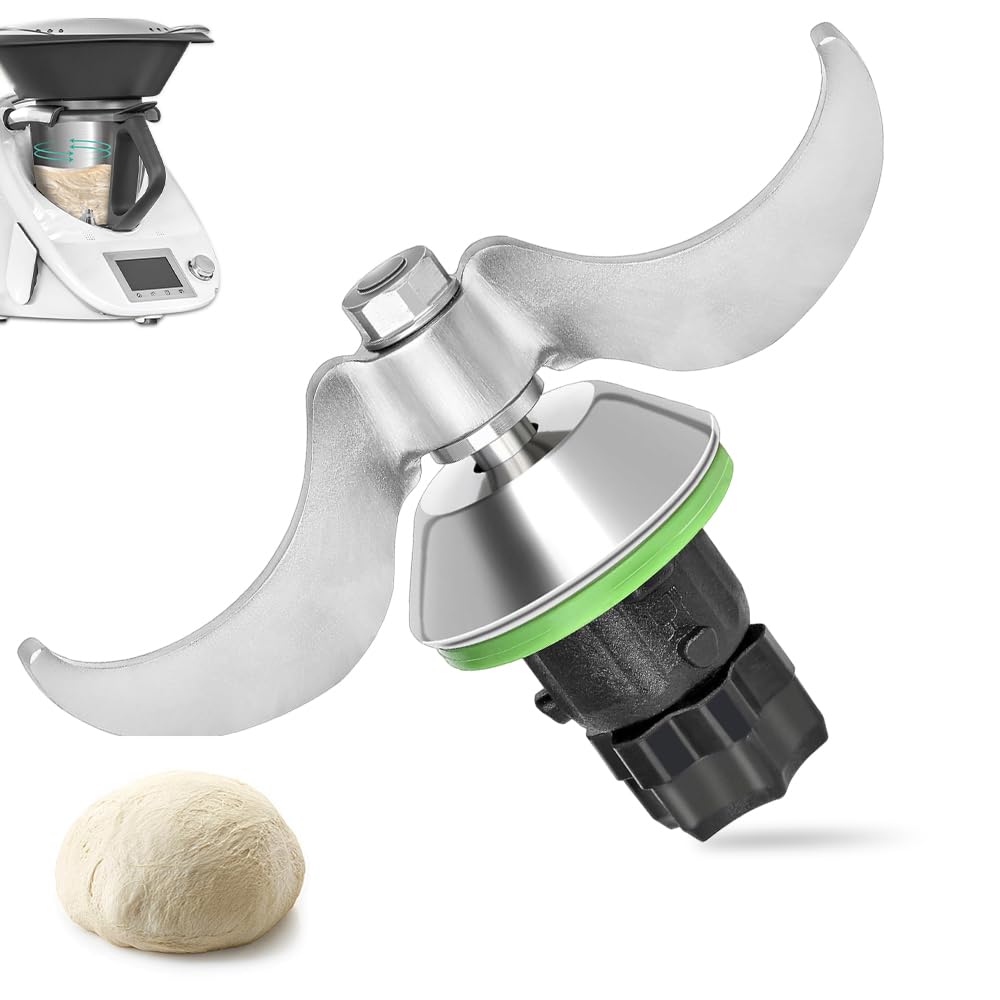 Teigmesser für Thermomix TM6 TM5, Ersatzteile Teigmischmesser für Thermomix, Edelstahl Teigmischmess