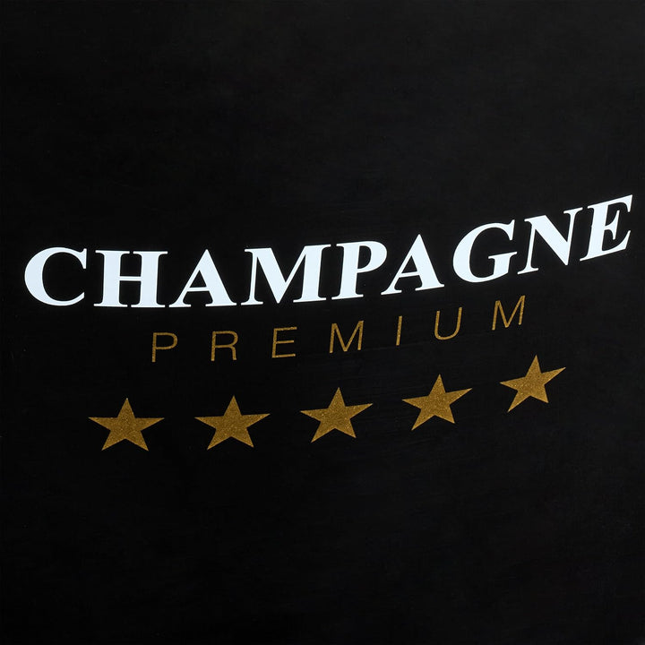 Relaxdays Sektkühler, Flaschenkühler, 8l Volumen, Getränke kühlen, Champagnerkühler HxBxT: 25,5x35x2