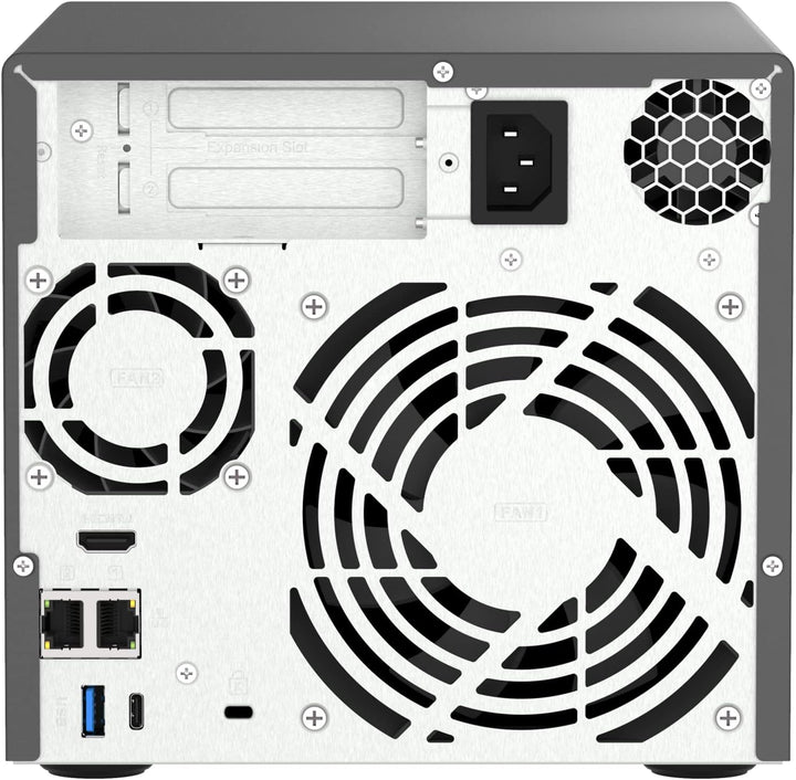 Qnap TVS-h474-PT-8G | Intel Pentium Gold Prozessor, 8 GB RAM, PCIe Gen 4, Schwarz 4-bay 8GB RAM, 4-b