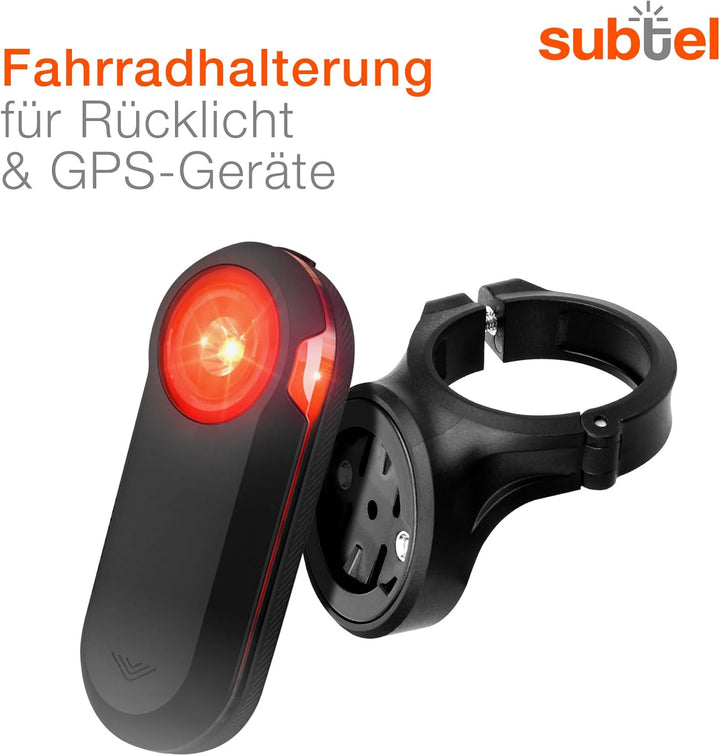 subtel Fahrradhalterung – Lenkerhalter für Navi, GPS & Fahrradcomputer – kompatibel mit Garmin Edge,